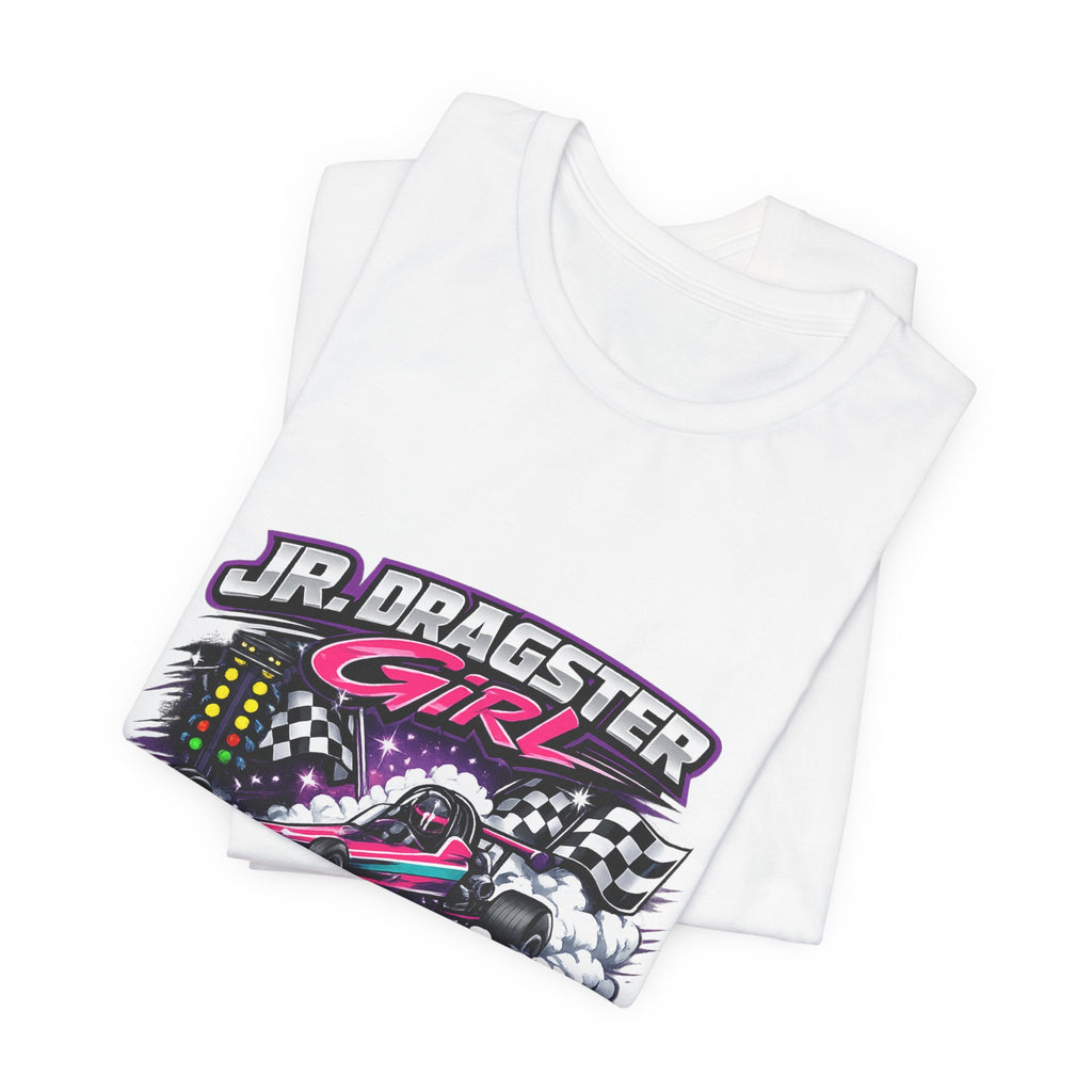 Jr. Dragster Girl T-Shirt – Fueled by Speed & Determination Racing Tee