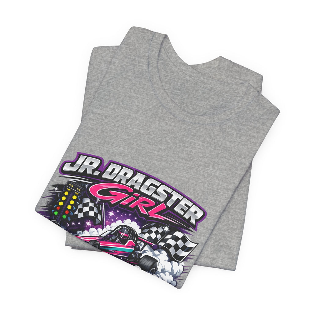 Jr. Dragster Girl T-Shirt – Fueled by Speed & Determination Racing Tee