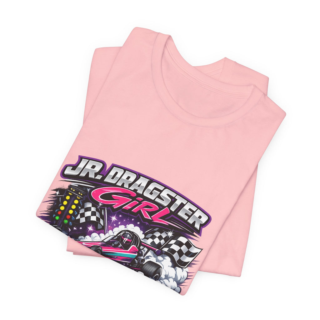 Jr. Dragster Girl T-Shirt – Fueled by Speed & Determination Racing Tee