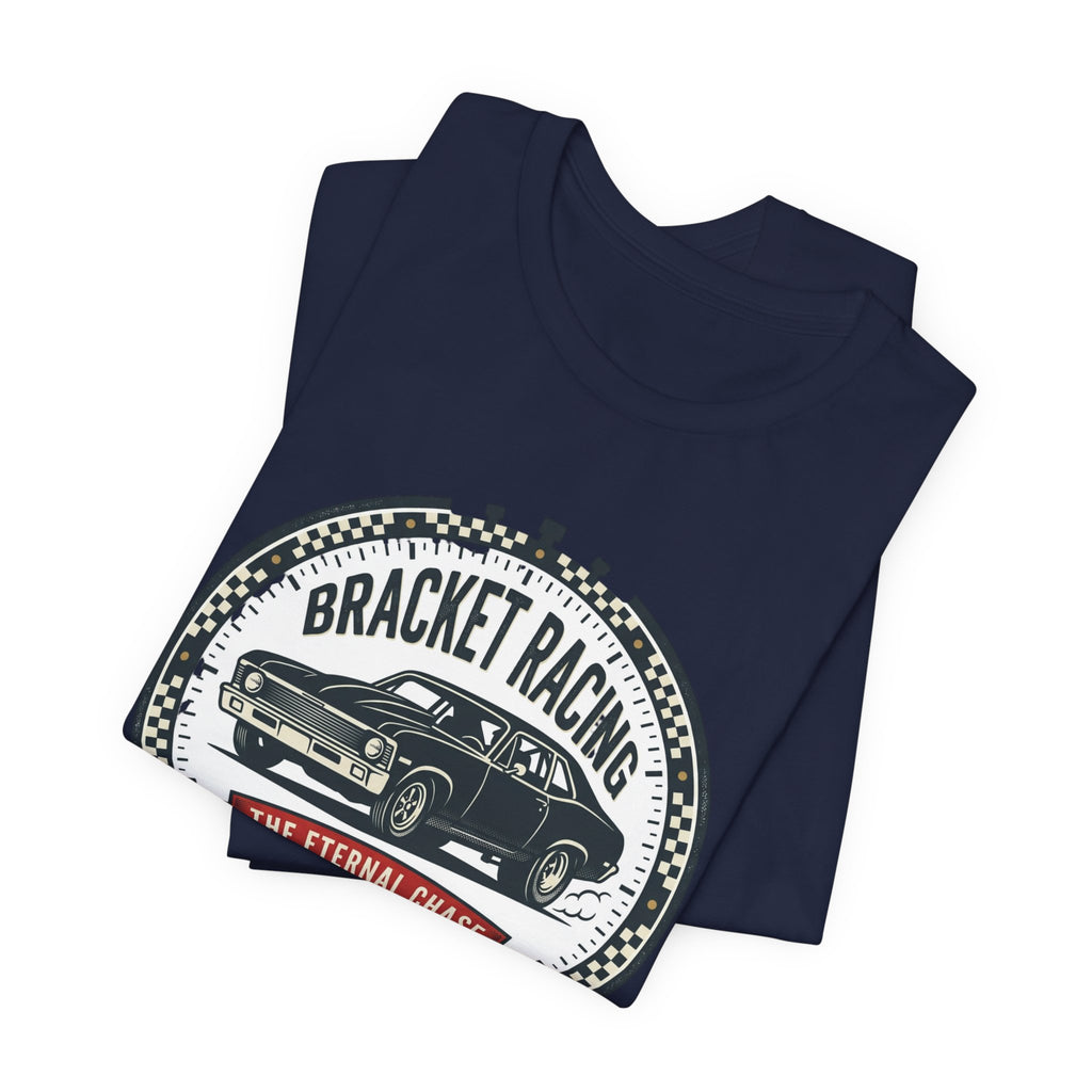 Bracket Racing Tee — “The Eternal Chase” Classic Muscle Car Shirt